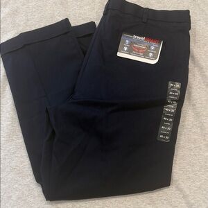 Roundtree & York travel smart navy pants